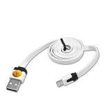 płaski kabel USB iPhone 5 / 6 , iPad 4, iPod nano 7G 95cm