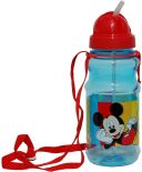 Bidon Mickey Mouse Disney z Rurką oraz Regulowanym Paskiem