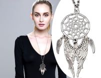 Naszyjnik łapacz snów Dreamcatcher Skrzydła 