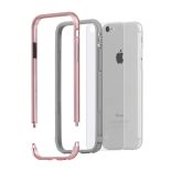 Moshi iGlaze Luxe - Etui z aluminiową ramką iPhone 6s / iPhone 6 (Rose Pink)