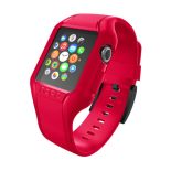 Incipio NGP Strap - Elastyczny pasek do Apple Watch 38mm (czerwony)