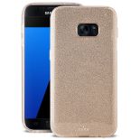 PURO Glitter Shine Cover - Etui Samsung Galaxy S7 (Gold)