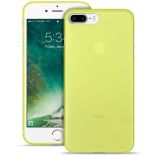 PURO Ultra Slim "0.3" Cover - Etui iPhone 8 Plus / 7 Plus (limonkowy)