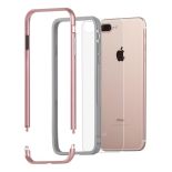 Moshi Luxe - Etui z aluminiową ramką iPhone 8 Plus / 7 Plus (Rose Pink)
