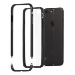 Moshi Luxe - Etui z aluminiową ramką iPhone 8 Plus / 7 Plus (Black)