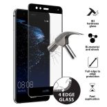 PURO Frame Tempered Glass - Szkło ochronne hartowane na ekran Huawei P10 Lite (czarna ramka)