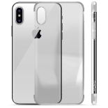 PURO Verge Crystal Cover - Etui iPhone X (srebrny)