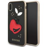 Guess Fruitistic - Etui iPhone X (czarny)