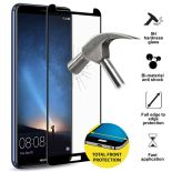 PURO Frame Tempered Glass - Szkło ochronne hartowane na ekran Huawei Mate 10 Lite (czarna ramka)