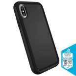 Speck Presidio Ultra - Pancerne etui iPhone X z uchwytem do paska & podstawka (Black)