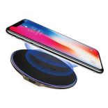 X-Doria Pebble Wireless Charger - Uniwersalna aluminiowa ładowarka indukcyjna, 10W, Qi (czarny)