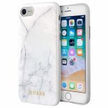 Guess Marble - Etui iPhone 8 / 7 (biały)