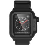 Catalyst Waterproof Case - Etui wodoszczelne + pasek Apple Watch 38 mm seria 3 / seria 2 (Stealth Black)