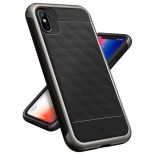 Caseology Parallax Case - Etui iPhone Xs / X (Black/Warm Gray)