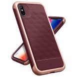 Caseology Parallax Case - Etui iPhone Xs / X (Burgundy)