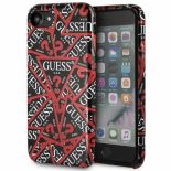 Guess Triangle All Over - Etui iPhone 8 / 7 (czarny)