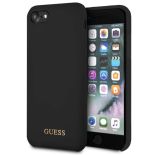 Guess Silicone - Etui iPhone 8 / 7 (czarny)