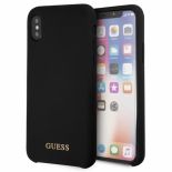 Guess Silicone - Etui iPhone X (czarny)