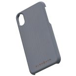 Nordic Elements Original Gefion - Etui iPhone Xs / X z prawdziwym drewnem klonowym (Mid Grey)