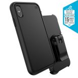 Speck Presidio Ultra - Pancerne etui iPhone Xs Max z uchwytem do paska & podstawka (Black)