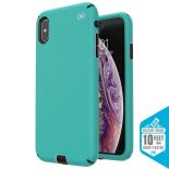 Speck Presidio Sport - Etui iPhone Xs Max (Jet Ski Teal/Dolphin Grey/Black)