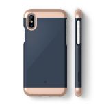 Caseology Savoy Case - Etui iPhone Xs / X (Navy)