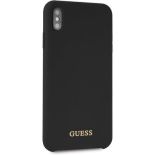 Guess Silicone - Etui iPhone Xs Max (Black)