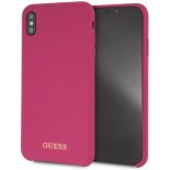 Guess Silicone - Etui iPhone Xs Max (Pink)