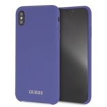 Guess Silicone - Etui iPhone Xs Max (Purple)