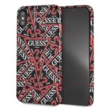 Guess Triangle All Over - Etui iPhone Xs Max (Black)
