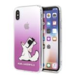 Karl Lagerfeld Choupette Fun - Etui iPhone Xs / X (Pink)