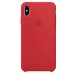Apple Silicone Case - Silikonowe etui iPhone Xs Max (czerwony) (PRODUCT)RED