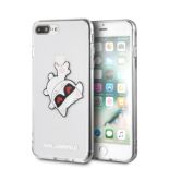 Karl Lagerfeld Choupette Fun - Etui iPhone 8 Plus / 7 Plus (przezroczysty)