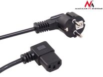 Maclean MCTV-803 Kabel zasilający kątowy 3 pin 3M wtyk EU