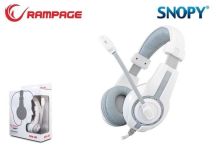 Rampage Słuchawki gamingowe Rampage SN-R1 Grey/White Gaming