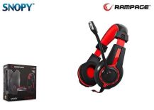 Rampage Słuchawki gamingowe Rampage SN-R1 Red/Black Gaming