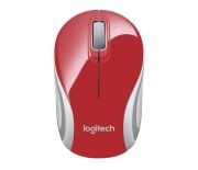 Logitech Wireless Mini Mouse M187 - RED - 2.4GHZ - EMEA