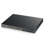 ZyXEL Zyxel XGS2210-28HP 24-port GbE L2+ PoE 802.3at 375W Switch, 4x 10GbE SFP+ ports