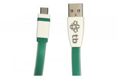 TB Kabel USB - Micro USB 2m. zielony