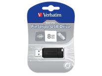 Verbatim Pendrive Verbatim 8GB PinStripe USB 2.0