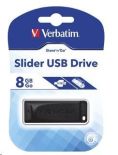 Verbatim Flashdrive Slider 64GB, czarny