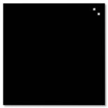 NAGA Szklana tablica magnetyczna czarna 45x45 cm