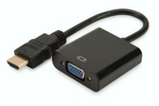 Digitus Adapter audio-video HDMI typ A do VGA, FHD, z audio 3.5mm MiniJack