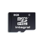 Integral karta pamięci microSDHC 8GB CLASS4 + ADAPTER SD