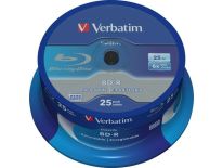 Verbatim BluRay BD-R Single layer DATALIFE [ Spindle 25 , 25GB , 6x