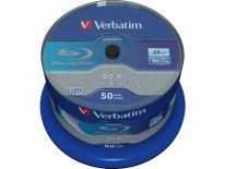 Verbatim BluRay BD-R SL DATALIFE [ Spindle 50 , 25GB , 6x