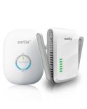 Netis PowerLine Transmisja Ethernet 300Mbps przez sieć elektryczną + Anteny