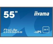 iiyama Monitor IIyama LH5565S-B1 55inch, AMVA3, Full HD, HDMI, DVI, DP, speakers