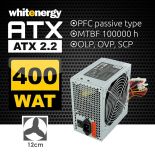 Whitenergy Zasilacz komputerowy ATX 2.2 400W 120 mm wersja BOX