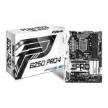 ASRock MB Sc LGA1151 B250 Pro4, Intel B250, 4xDDR4, VGA